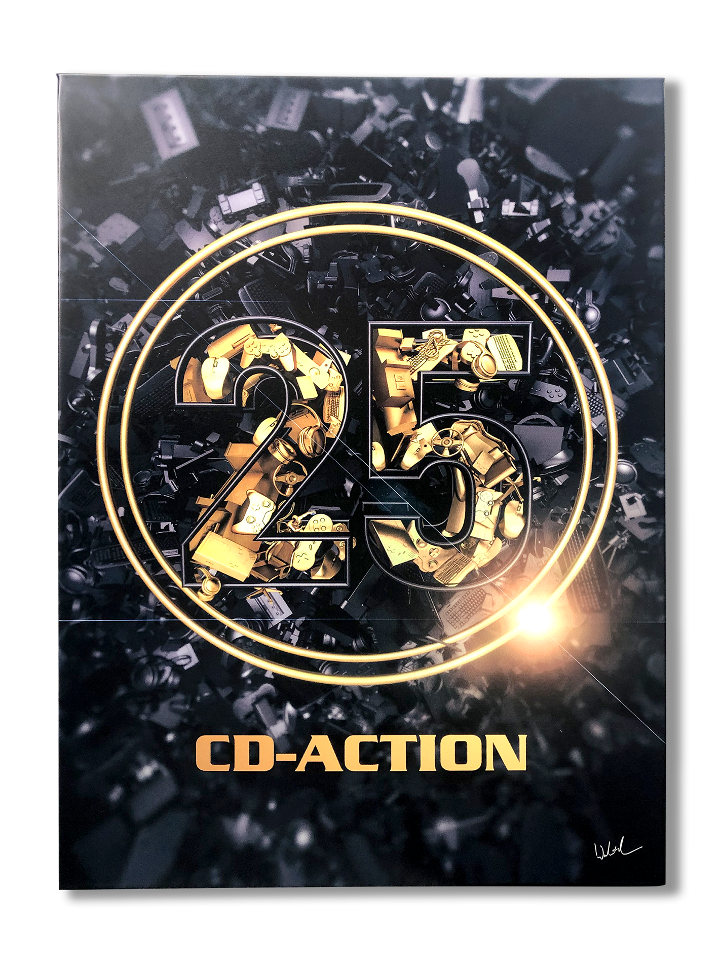 Metalowy plakat 25 lat CD-Action, edycja limitowana,blacha
